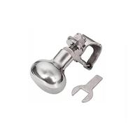 Vexilon Perilla de agarre bola con manija potencia for volante acero inoxidable 316, control manual auxiliar giratorio for barco, yate marino Componente del sistema de dirección del timón marino