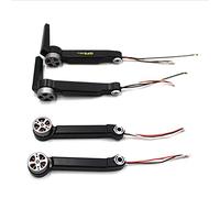 Vexilon Repuestos for brazo de motor sin escobillas cuchillas hélice cuadricóptero, for dron RC con GPS SG108 DM001 L108 Kit de repuesto de brazos para drones FPV(4pcs black arm)