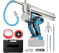 VexNook Pistola engrasadora inalámbrica 2 en 1 para Makita, potente engrasadora inalámbrica con hasta 10.000 psi, diseño ergonómico para una lubricación sin esfuerzo en aplicaciones versátiles