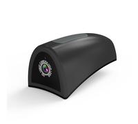 VEXORIA Cámara de casco para grabación diaria, cámara deportiva impermeable 1080P, instalación magnética suave, ideal para ciclismo, ciclismo y vida casual al aire libre, color negro