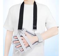 Vexorium Férula ajustable para dedos separados, ortopédica, ideal para entrenamiento, corrección, inmovilización de fracturas, artritis, dedo en mazo, esguinces y accidentes cerebrovasculares,Left