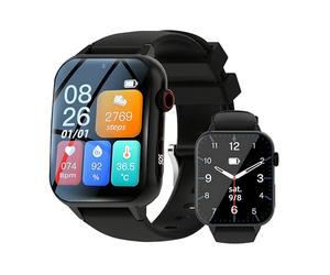 Vexorium Reloj Inteligente 4G para Mayores Independientes con SOS, Alerta de Caída, GPS, Videollamada, Aviso de Hora, IP67 y Herramientas Remotas - Libertad y Confianza Cada Día,Negro