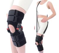 Vexorium Rodillera Articulada Ajustable - ROM Controlado, Ligera, Soporte Post-Operatorio ACL/Menisco, Unisex para Pierna Izquierda o Derecha