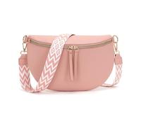 Vezluax 30x20cm Cross Body Bumbags for Ladies Large Bum Bag Stylish Waist Packs Women's Bumbag Fanny Pack for Women Belt Bag with Wide Strap