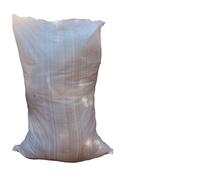VEZODEK Sacos para Escombros Blancos 60x90cm Sandbag | Costal Saco de Tela de Polipropileno Bolsas Rafia Gomas de Anclaje Resistentes 50kg | Saco Arena Tierra Jardin Sacos Antiinundacion (20)