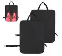 VFANDV 2 Piezas Protector Asiento Coche Respaldo, Protector de Respaldo Impermeable Protector de Asiento de Coche 600D Oxford Protector de Respaldo Protección Fundas para Niños y Bebe