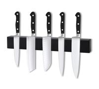 VFANDV Barra Magnética para Cuchillos, 30cm Iman Cuchillos de Cocina Acero inoxidable Cuchillero Magnético Puede Sin Taladrar, Soporte Cuchillos Cocina Pared Soporte Magnetico