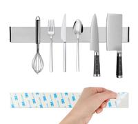 VFANDV Barra Magnética para Cuchillos, Soporte Magnético Cuchillos con Autoadhesivo, Iman Cuchillos de Cocina con Banda Adhesiva, Barra Magnética para Cuchillos, Utensilios y Herramientas (30CM)