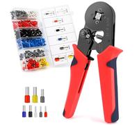 VFANDV Crimpadora Terminales Alicates AWG23-7/0.25-10mm², Crimpadora Alicates de Terminales con Conectores Cable, Herramienta Crimpado de Cable Autoajustable para Electricistas (1250)