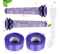 VFANDV Filtro para Dyson, 4 Piezas Filtro Compatible para Dyson V7 V8 Serie Reutilizable 2 Postfiltros 2 Prefiltros Filtros Aspiradora para Dyson Aspiradora Animal Absolute Motorhead
