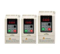 VFD 110V 220V 380V 0.4KW 0.75KW 1.5KW 2.2KW Three-Phase Induction Motor Speed Controller Variable Frequency AC Drive Inverter(1ph AC220V,1ph AC220V)