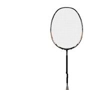 VFdthR Badminton Set Raqueta de bádminton Attack Racket Black Gold Single Carbon