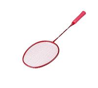 VFdthR Badminton Set Raqueta de bádminton Fibra Carbono con Funda Cuerda y Bolsa for Pelotas Gratis. Ofensiva(1PCS Red AirFilm)