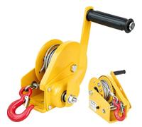VFDZ Cabrestante Manual Pequeño con Freno y Cable(10m,2600lbs)