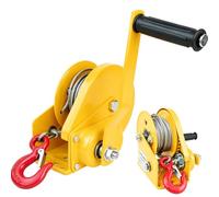 VFDZ Cabrestante Manual Pequeño con Freno y Cable(20m,1200lbs)