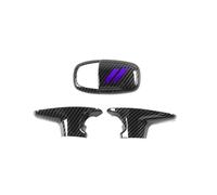 VFEBTSD Calcomanías negras para pomo de palanca de cambios de coche, compatible con Dodge Charger Challenger 2015 en adelante/compatible con molduras interiores Durango 2018 en adelante (elección 13)