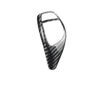 VFEBTSD Compatible con BMW F20 F30 1/3 Series - Cubierta de palanca de cambios de fibra de carbono interior para cabezal de cambio, accesorios de modificación de repuesto (026-negro)