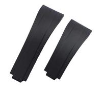 VFEBTSD Compatible con DAYTONA SUBMARINER GMT Yacht-Master OYSTERFLEX Glidelock, correa de caucho natural suave de 20/21 mm para pulsera Rolex, 21mm