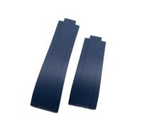 VFEBTSD Compatible con DAYTONA SUBMARINER GMT Yacht-Master OYSTERFLEX Glidelock, correa de caucho natural suave de 20/21 mm para pulsera Rolex, 20mm