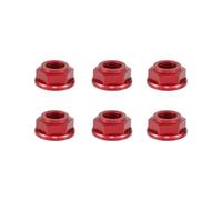 VFEBTSD Compatible con tuercas de piñón trasero CNC T6-7075 M10x1.25 compatibles con Kawasaki 1000 650 Z1000 Z900 Z800 Z750 Z650 Z300 Z250 Z250SL Z125 Pro (rojo)