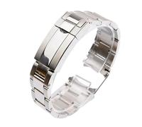 VFEBTSD Correa de acero compatible con correa de reloj Rolex, color negro, agua, fantasma, verde, compatible con cadena de la serie Diver de 20 mm, 21mm, Acetato, No es una piedra preciosa