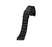 VFEBTSD Correa de acero inoxidable de 20 mm compatible con Seiko, compatible con la serie PROSPEX Small Monsters SRPH75K1/SRPD25K1, correa de reloj para hombre, color negro, 20mm