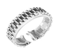 VFEBTSD Correa de acero inoxidable sólido compatible con Rolex DATEJUST DAY-DATE OYSTERPERTUAL DATE correas plateadas de 20 mm y 21 mm, 20mm, Acetato, No es una piedra preciosa