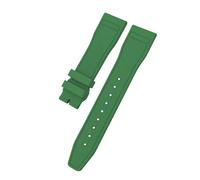 VFEBTSD Correa de caucho fluorado naranja y azul 20 mm, 21 22, compatible con la correa IWC Pilot Portofino TOP Series IW388114 IW388108 PORTUGIESER(Dark Green,21MM_BLACK BUCKLE 1)