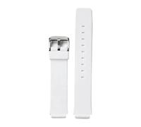 VFEBTSD Correa de goma compatible con Casio MQ-24 MW-59 for hombre y mujer, deportiva, resistente al agua, repuesto pulsera, accesorios for reloj(White silver)