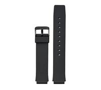 VFEBTSD Correa de goma compatible con Casio MQ-24 MW-59 for hombre y mujer, deportiva, resistente al agua, repuesto pulsera, accesorios for reloj(Black black)