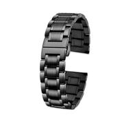 VFEBTSD Correa de reloj Casio Hamilton Karki Aviation Field Series de metal de acero inoxidable Cool Shark Net de 20 mm y 22 mm, 22mm