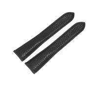 VFEBTSD Correa de reloj compatible con Cartier SOLO for hombre y mujer, cierre desplegable, piel suave, resistente al agua, 20 mm, 22 23(Black no buckle,23mm)