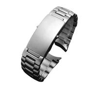 VFEBTSD Correa de reloj compatible con Omega Planet Ocean 007 Seamaster 600, correa de metal, accesorios de reloj para hombre, cadena de acero inoxidable, 20mm, Acetato, No es una piedra preciosa