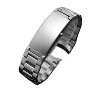 VFEBTSD Correa de reloj compatible con Omega Planet Ocean 007 Seamaster 600, correa de metal, accesorios de reloj para hombre, cadena de acero inoxidable, 20mm, Acetato, No es una piedra preciosa