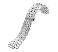 VFEBTSD Correa de reloj compatible con Patek Philippe Nautilus 5711/5726, correa de acero fino for reloj de hombre, convexa, de acero inoxidable, accesorios de reloj de 25 mm.(Silver)