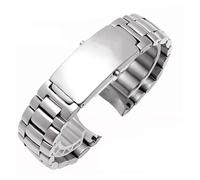 VFEBTSD Correa de reloj de acero inoxidable 316L plateada de 18 mm, 20 mm, 22 mm, compatible con Omega Seamaster compatible con Speedmaster Planet Ocean Belt, 20mm, Acetato, No es una piedra preciosa