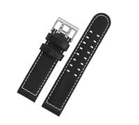 VFEBTSD Correa de reloj de cuero de 20 mm y 22 mm, compatible con Hamilton Khaki Aviation H77616533 H70615733, correa de reloj de cuero, color caqui, marrón oscuro, accesorios de correa de reloj para