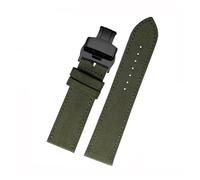 VFEBTSD Correa de reloj de nailon de lona de 20mm y 22mm Compatible con Breitling Seiko SKX007 SKX009 Citizen Water Ghost pulsera de reloj deportivo(Army green-black B,20mm)