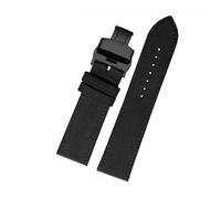 VFEBTSD Correa de reloj de nailon de lona de 20mm y 22mm Compatible con Breitling Seiko SKX007 SKX009 Citizen Water Ghost pulsera de reloj deportivo(Black-black B,18mm)
