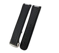 VFEBTSD Correa de reloj de silicona de goma de 20 mm compatible con Omega compatible con Seamaster 300 AT150 Aqua Terra Ultra Light 8900 pulseras de correa de reloj con hebilla de acero, 20mm NO