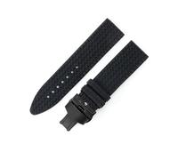 VFEBTSD Correa de reloj de silicona suave de 23 mm y 21 mm con hebilla de acero compatible con Chopin Chopard Series Classic Racing 168511, 21mm