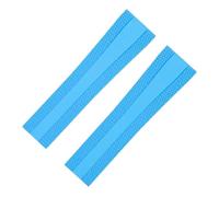 VFEBTSD Correa de reloj FKM Soft Nature de caucho fluorado de 22-18 mm, 24-20 mm, compatible con correa Breitling compatible con pulsera Superocean Navitimer Avenger, Silver Buckle