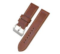 VFEBTSD Correa de reloj impermeable compatible con Panerai SUBMERSIBLE piel de vacuno para hombre, accesorios de correa de color negro, verde y marrón, 26 mm, 26MM_HIGH QUALITY