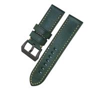 VFEBTSD Correa de reloj impermeable compatible con Panerai SUBMERSIBLE piel de vacuno para hombre, accesorios de correa de color negro, verde y marrón, 26 mm, 26MM_HIGH QUALITY