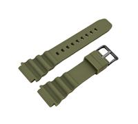 VFEBTSD Correa deportiva de silicona compatible con Seiko Prospex Series Turtle, resistente al agua, for buceo, for hombre, correa repuesto goma, accesorios for reloj(Army green black,22mm)
