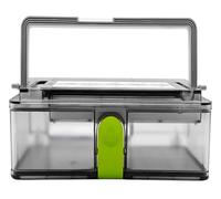 VFEBTSD Cubierta de cepillo de rodillo, caja de polvo de agua, filtro HEPA compatible con Qihoo 360 S10 X100 Max Robot Aspirador Accesorios (caqui oscuro)