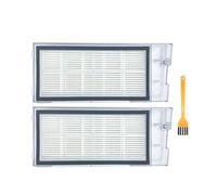 VFEBTSD Filtro HEPA lavable accesorios para el hogar compatibles con Roidmi EVE PULS SDJ01RM Kit de cepillos de aspiradora inteligente inalámbrico (2 piezas)