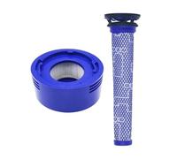 VFEBTSD Hepa - Cubierta trasera para poste y motor compatible con aspiradora V7 V8, cubierta trasera del motor, piezas de repuesto de filtro frontal (juego B, 2 piezas)