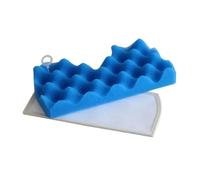VFEBTSD Kit de filtro HEPA de esponja azul compatible con las piezas del robot aspirador Samsung DJ97-01040C SC43 SC44 SC45 SC47(Blue 1set)