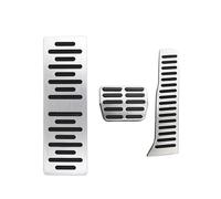 VFEBTSD LHD Compatible con Volkswagen Golf 5 6 MK5 MK6 Pedales Freno Embrague Reposapiés Cubierta de Pedal Protector de Almohadilla Accesorios(3Pcs AT with rest)